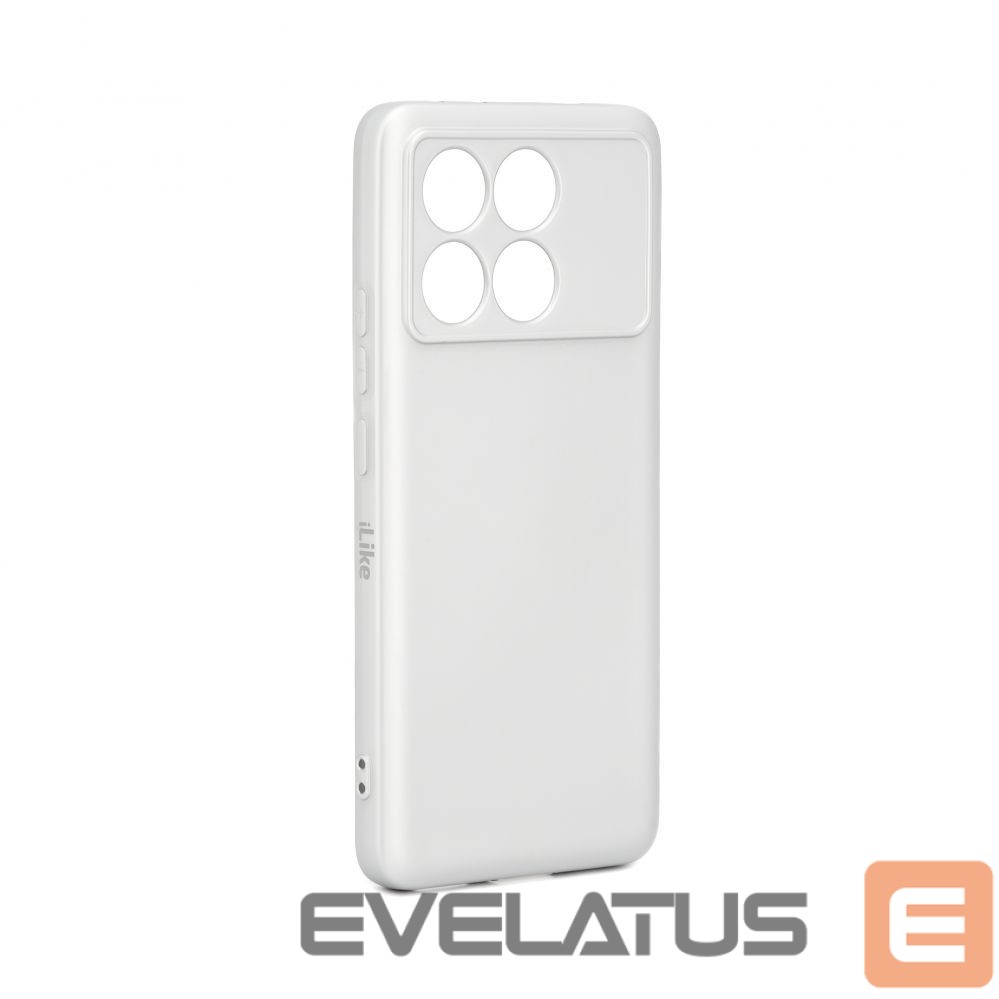 Back panel cover iLike Xiaomi Poco X6 Pro Nano silicone case Silver
