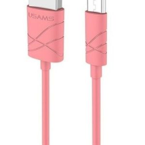 Cable USAMS  US-SJ039 U-Gee Pro PVC Universal Micro USB to USB Data & Fast 2A Charger Cable 1m Red