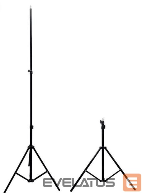 Selfie stick iLike 21M Premium Stable Metal Tripod Stand 2.1m max 1/4 screw Led Ring / Camera fix Black