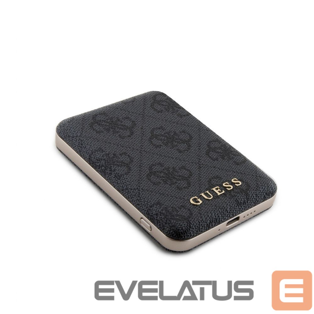 Power bank Guess Power Bank MagSafe 5000mAh 4G PU Black