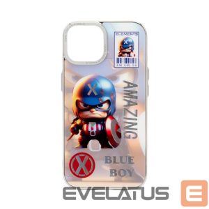 Back panel cover iLike Apple iPhone 14 PC Silicone Case Blue Boy