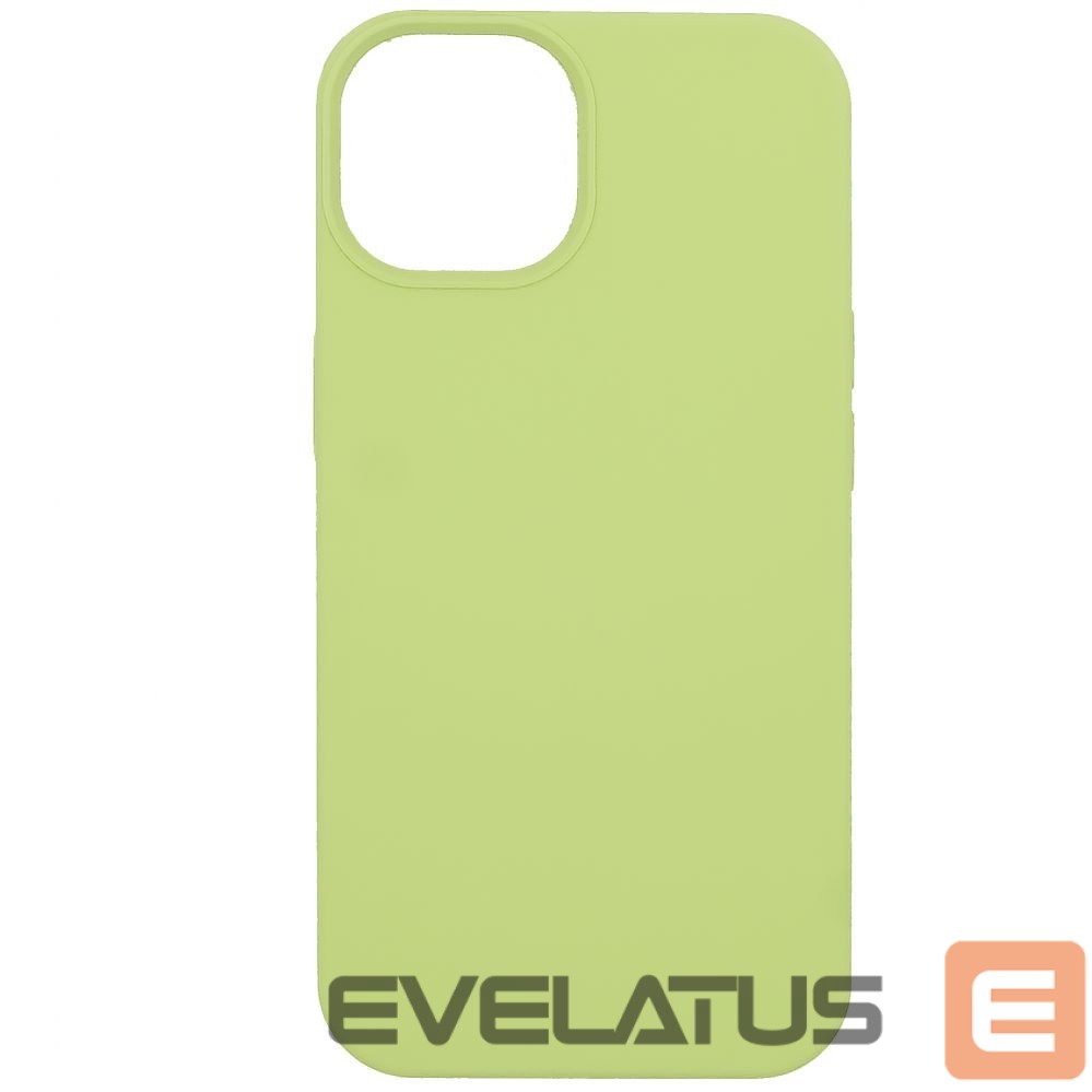 Back panel cover Evelatus Apple iPhone 13 Premium Soft Touch Silicone Case Matcha Green
