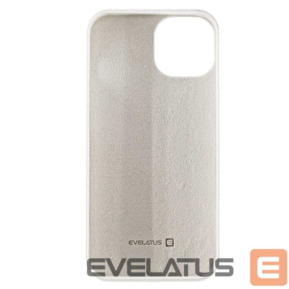 Back panel cover Evelatus Apple iPhone 13 Pro Premium Soft Touch Silicone Case White