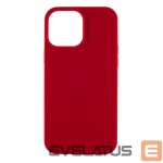Back panel cover Evelatus Apple iPhone 13 Pro Max Premium Soft Touch Silicone Case Chinese red