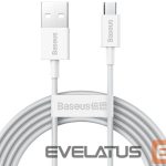Cable Baseus - Superior Fast Charging Data Cable MicroUSB 1m White
