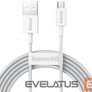 Cable Baseus - Superior Fast Charging Data Cable MicroUSB 1m White