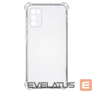 Back panel cover Evelatus Samsung Galaxy A03s TPU Military Shockproof Silicone Case TPU Transparent