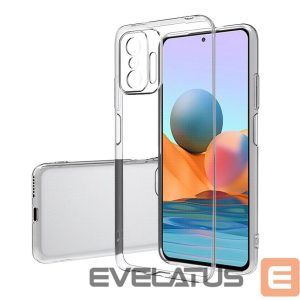 Back panel cover Evelatus Xiaomi 11T/11T Pro Military Shockproof Silicone Case TPU Transparent