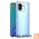 Back panel cover Evelatus Xiaomi Xiaomi Mi 11 Clear Silicone Case 1.5mm TPU Transparent