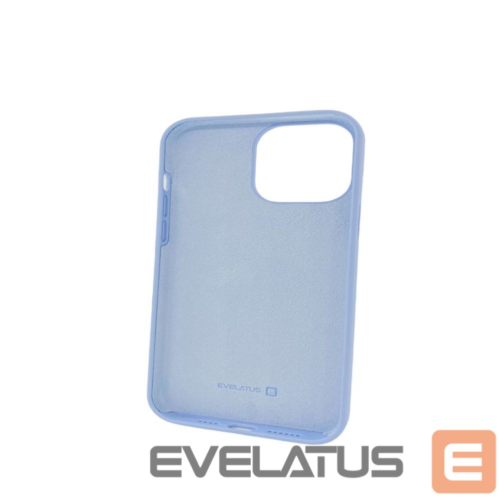 Back panel cover Evelatus Apple iPhone 13 Pro Max Premium Soft Touch Silicone Case Pale Purple