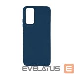 Back panel cover Evelatus Samsung Galaxy A03s Nano Silicone Case Soft Touch TPU Midnight Blue