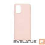 Back panel cover Evelatus Samsung Galaxy A03s Nano Silicone Case Soft Touch TPU Beige