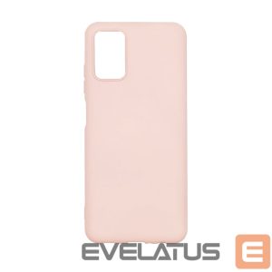 Back panel cover Evelatus Samsung Galaxy A03s Nano Silicone Case Soft Touch TPU Beige