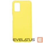 Back panel cover Evelatus Samsung Galaxy A03s Soft Touch Silicone Case Yellow