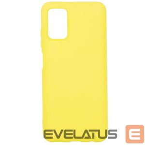Back panel cover Evelatus Samsung Galaxy A03s Soft Touch Silicone Case Yellow