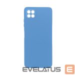 Back panel cover Evelatus Samsung Galaxy A22 5G Nano Silicone Case Soft Touch TPU Navy Blue