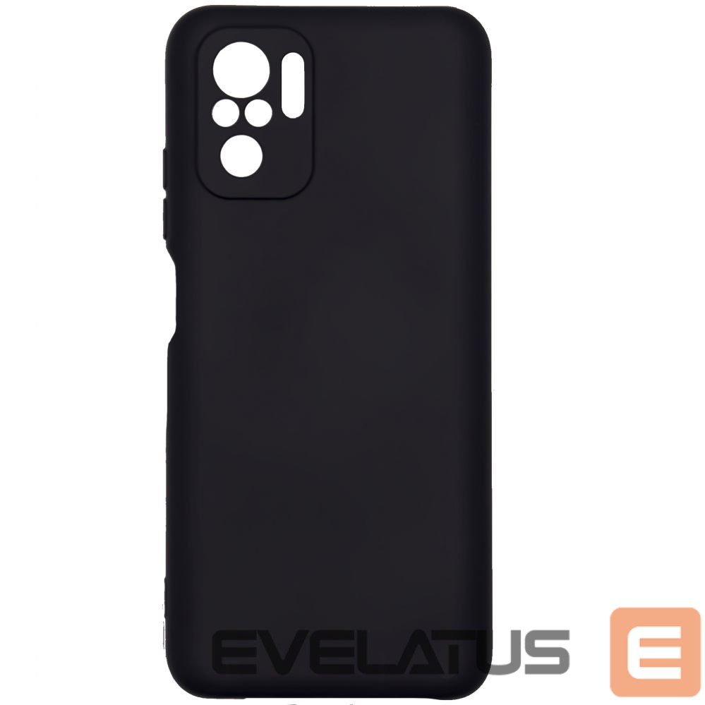 Back panel cover Evelatus Xiaomi Xiaomi Note 10/Note 10S Nano Silicone Case Soft Touch TPU Black