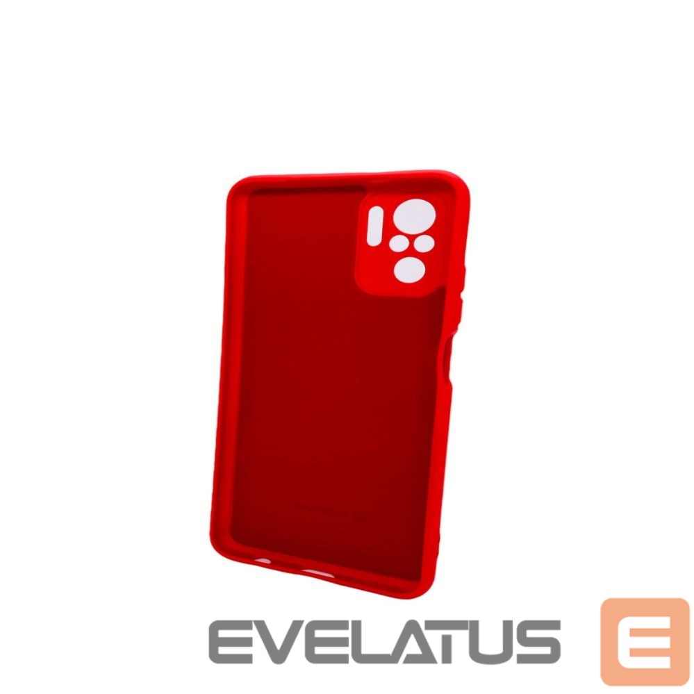 Back panel cover Evelatus Xiaomi Xiaomi Note 10/Note 10S Nano Silicone Case Soft Touch TPU Red