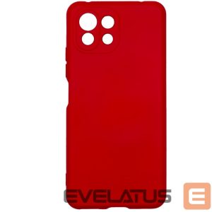 Back panel cover Evelatus Xiaomi Mi 11 Lite/11 Lite 5G/11 Lite 5G NE Nano Silicone Case Soft Touch TPU Red