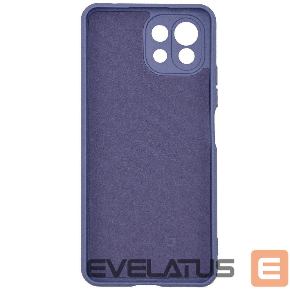 Back panel cover Evelatus Xiaomi Mi 11 Lite/11 Lite 5G/11 Lite 5G NE Nano Silicone Case Soft Touch TPU Grey