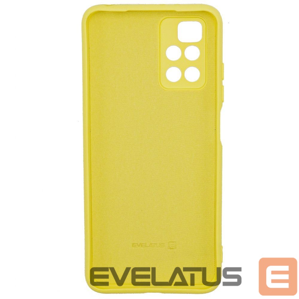 Back panel cover Evelatus Xiaomi Xiaomi Redmi 10 Nano Silicone Case Soft Touch TPU Yellow