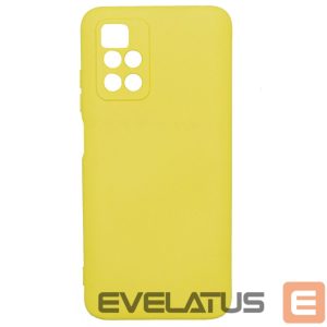 Back panel cover Evelatus Xiaomi Xiaomi Redmi 10 Nano Silicone Case Soft Touch TPU Yellow
