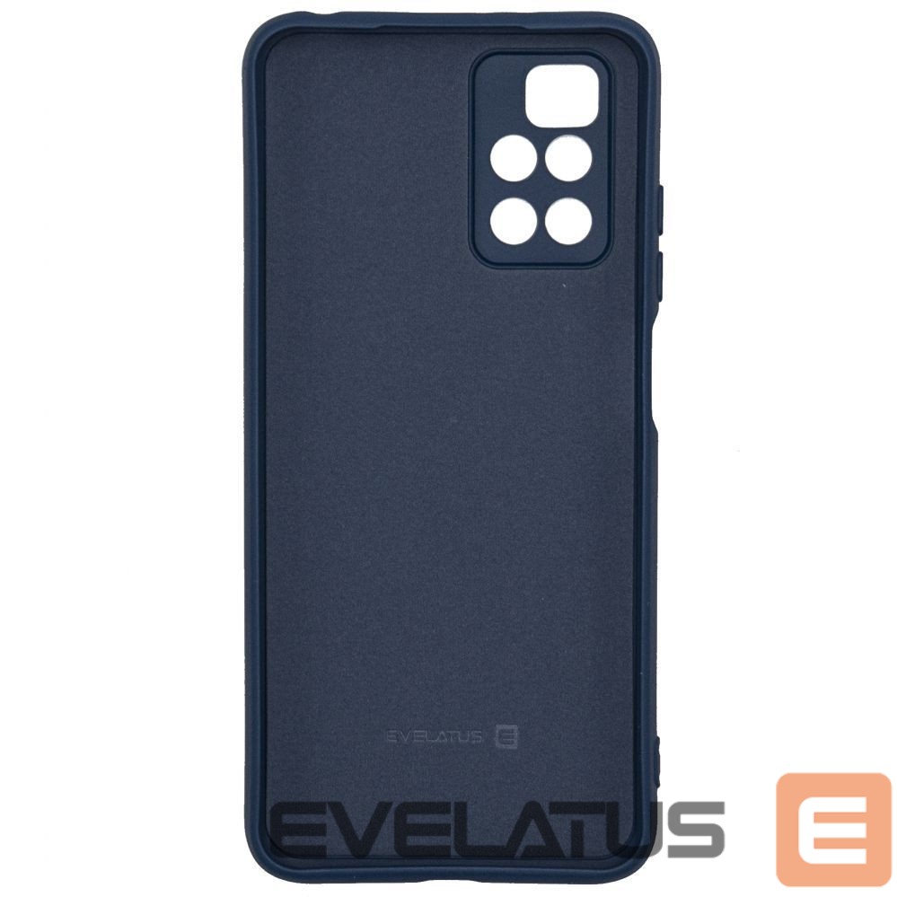 Back panel cover Evelatus Xiaomi Xiaomi Redmi 10 Nano Silicone Case Soft Touch TPU Navy Blue