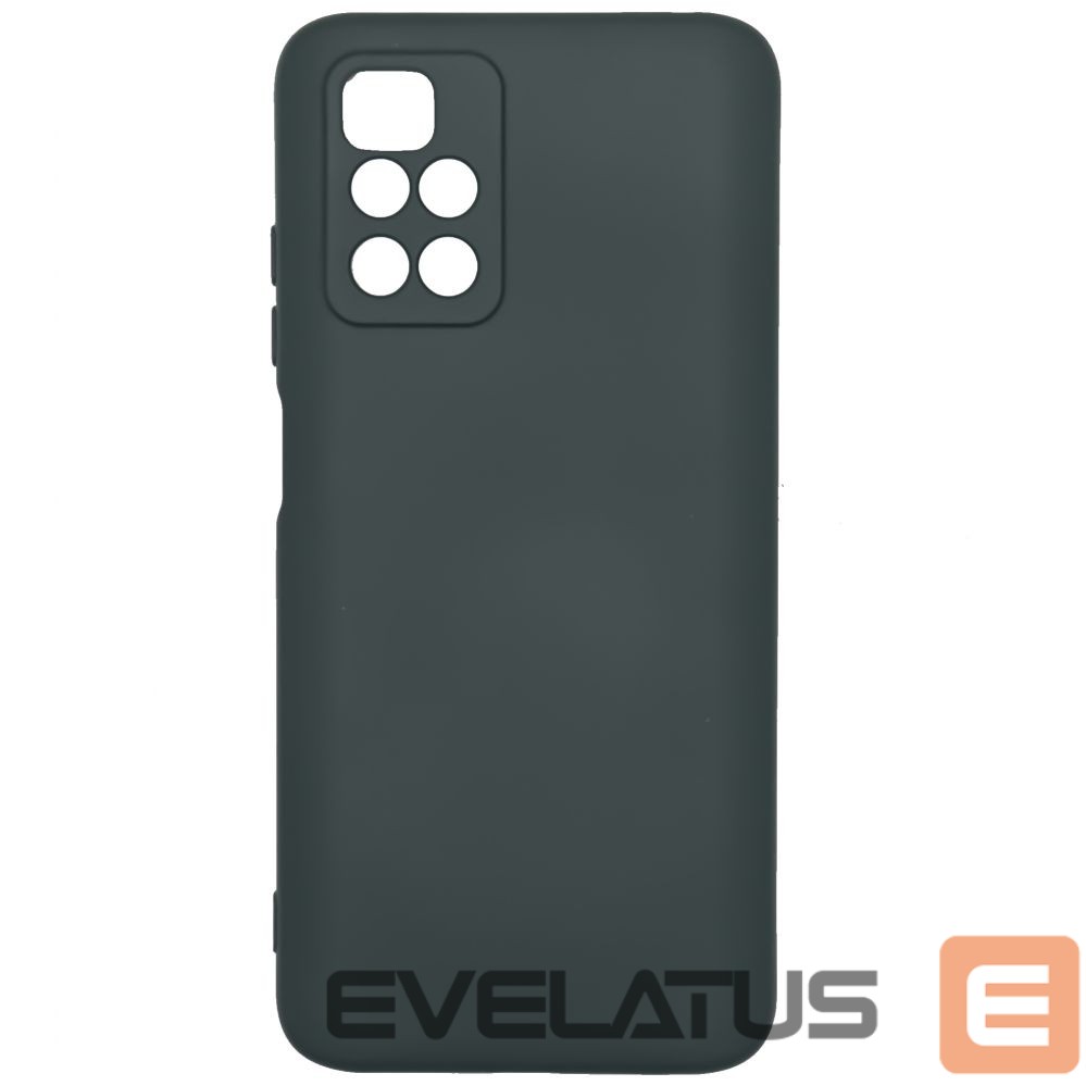 Back panel cover Evelatus Xiaomi Xiaomi Redmi 10 Nano Silicone Case Soft Touch TPU Dark Green