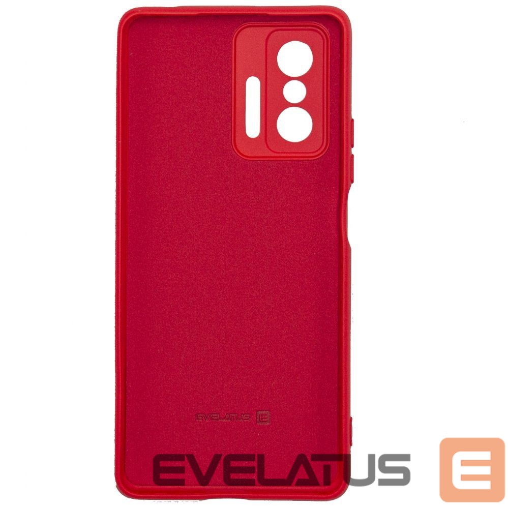 Back panel cover Evelatus Xiaomi Xiaomi 11T/11T Pro Nano Silicone Case Soft Touch TPU Red