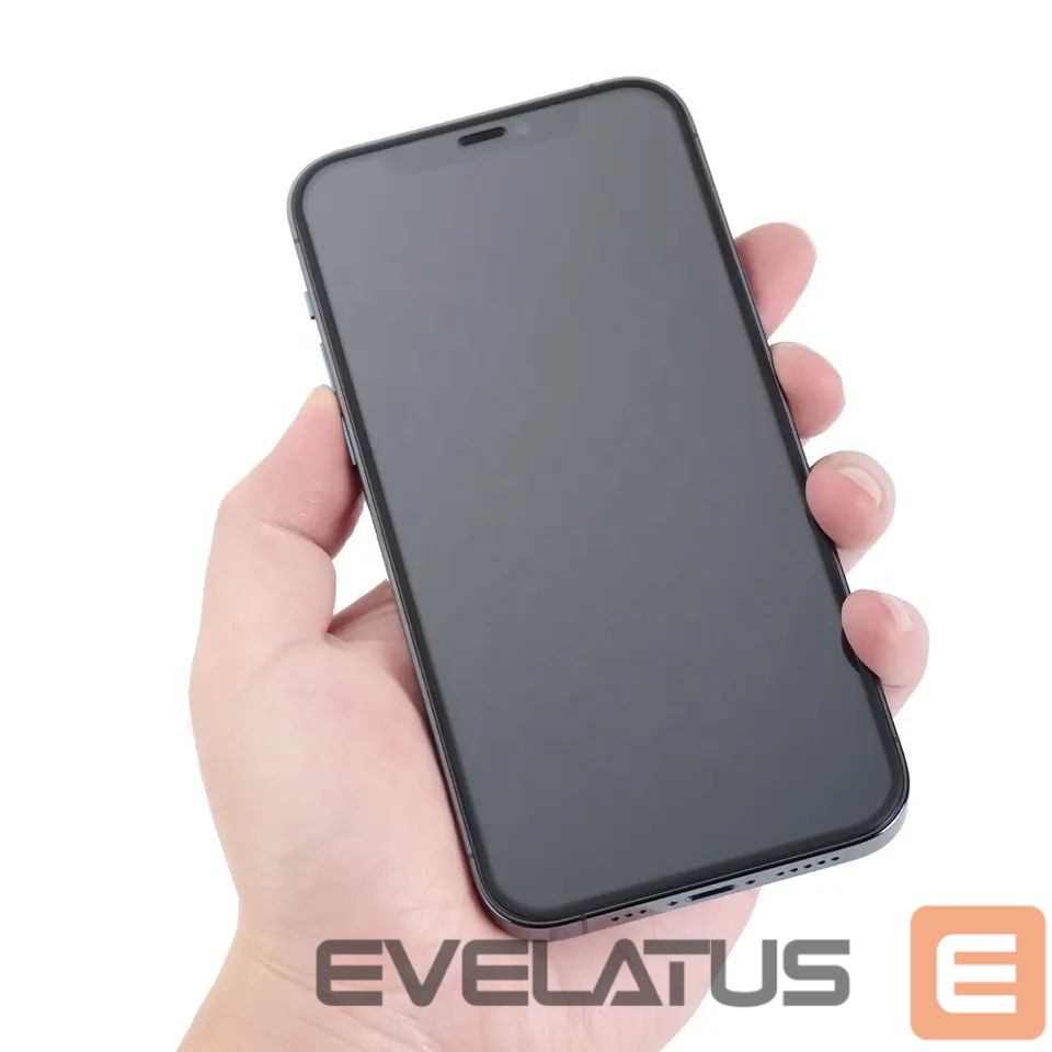 Protective glass Evelatus Apple iPhone 12 Pro Max Rubber Anti-Broken 3D Glass Full Cover Japan Glue Anti-Static