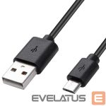 Cable Evelatus Universal Universal Micro USB Cable Bulk Black