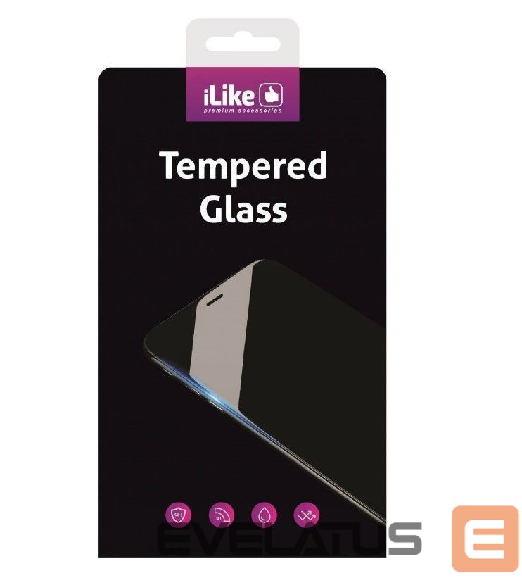 Protective glass iLike Samsung Galaxy A35 5G 5D Glass Screen Protector Black
