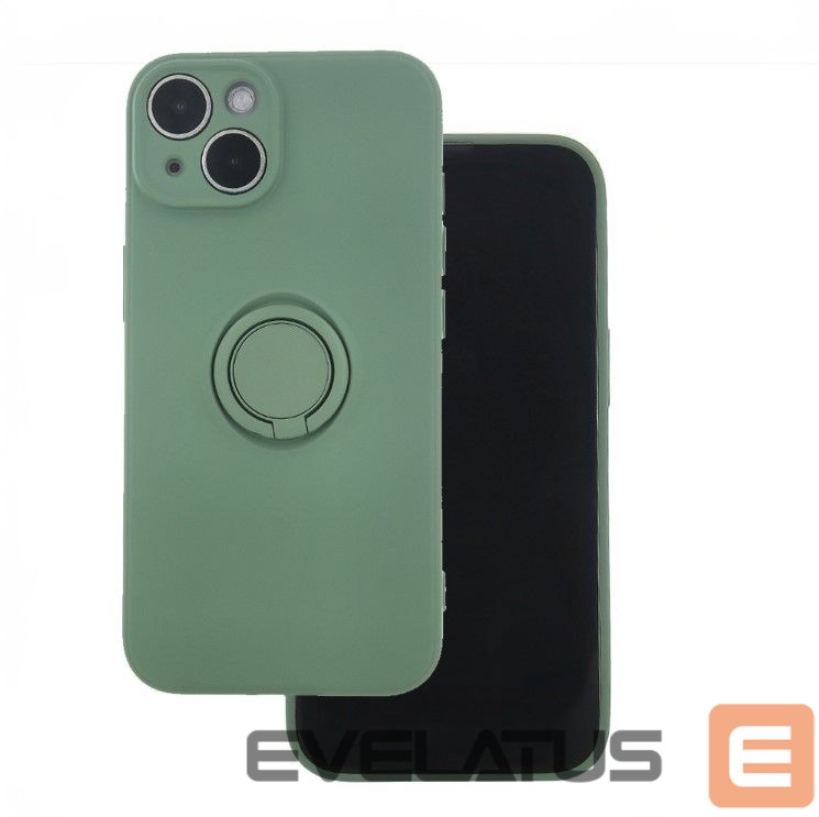 Back panel cover iLike Samsung Galaxy A35 5G Finger Grip case Mint