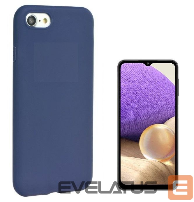 Back panel cover iLike Samsung Galaxy A32 (A326) 5G Soft silicone case Blue