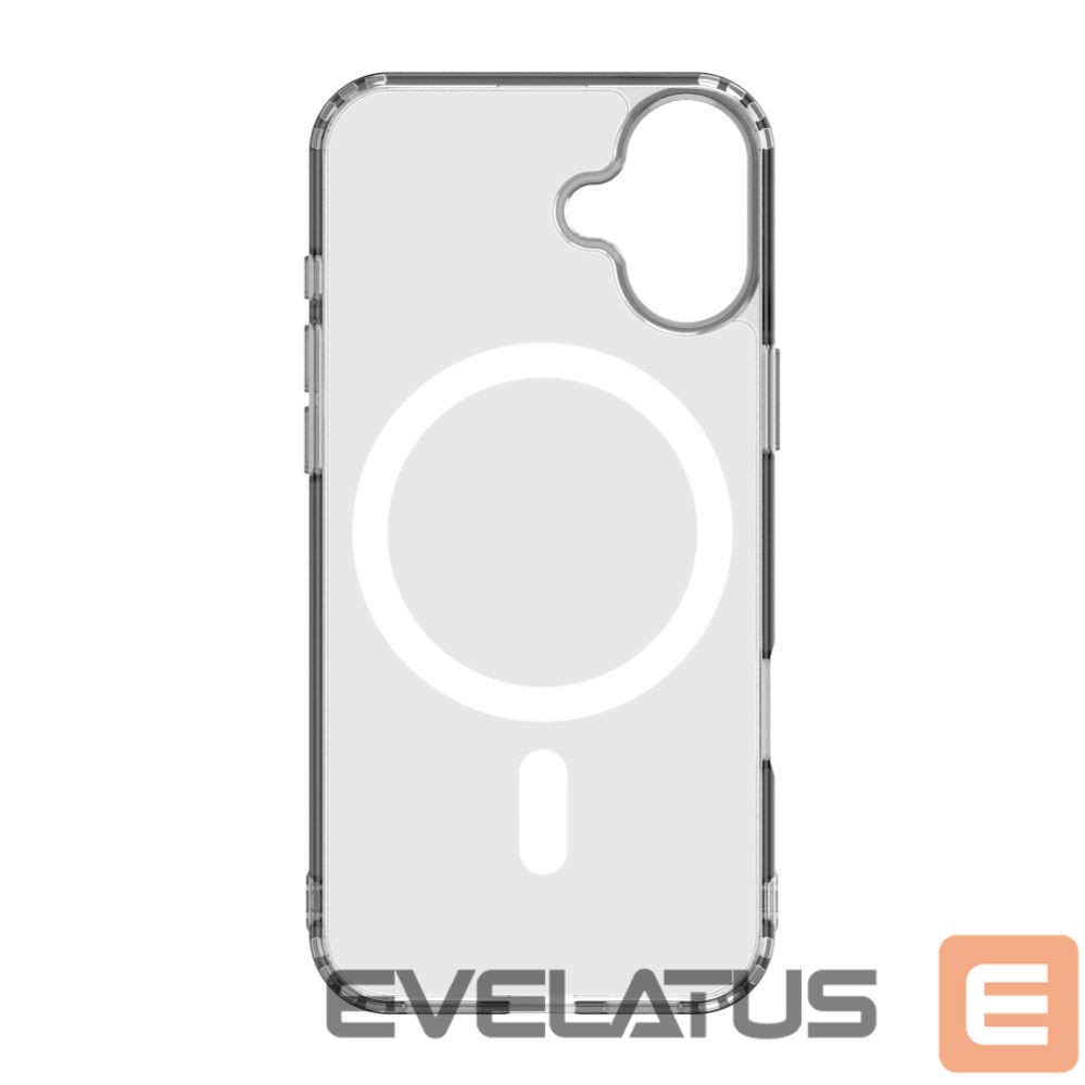 Back panel cover Evelatus Apple iPhone 16 Clear Case with MagSafe Transparent