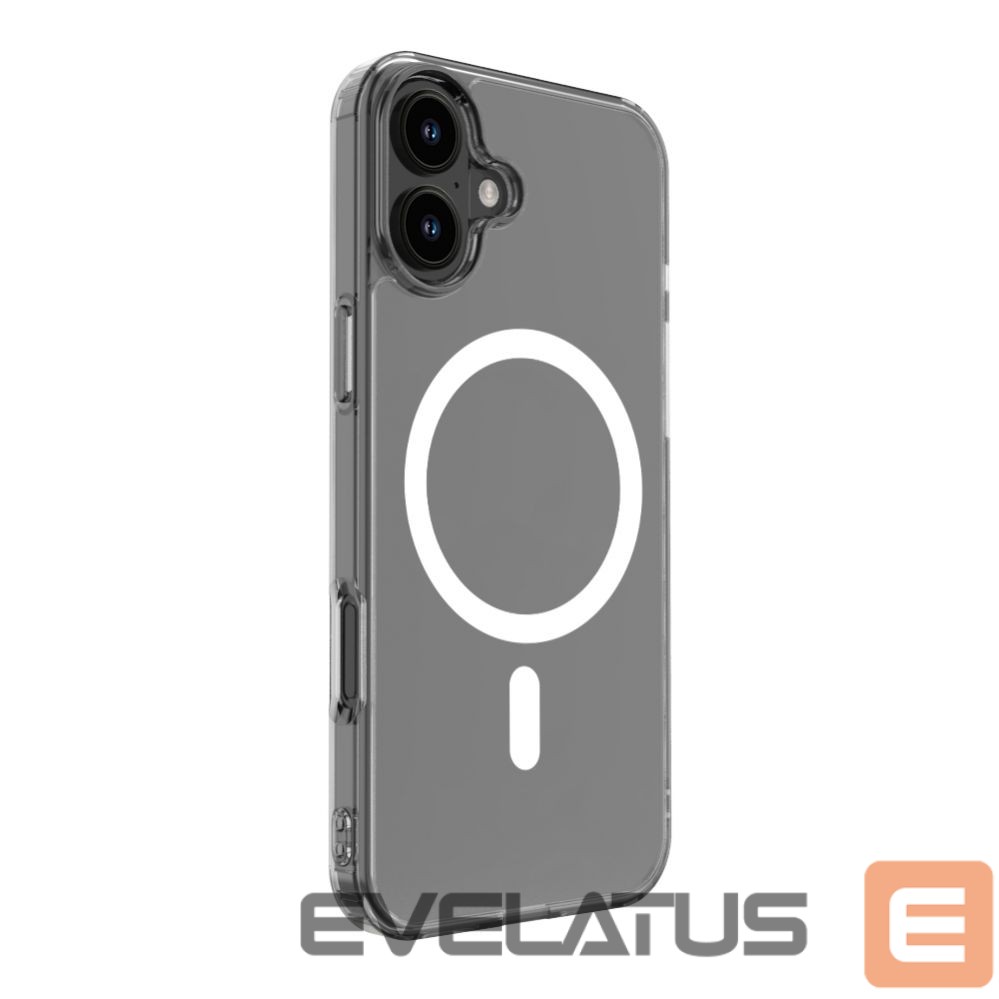 Back panel cover Evelatus Apple iPhone 16 Clear Case with MagSafe Transparent
