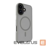 Back panel cover Evelatus Apple iPhone 16 Hybird Case With Magsafe PC+TPU Silver