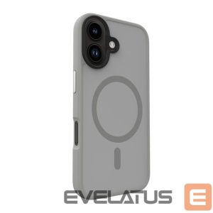 Back panel cover Evelatus Apple iPhone 16 Hybird Case With Magsafe PC+TPU Silver