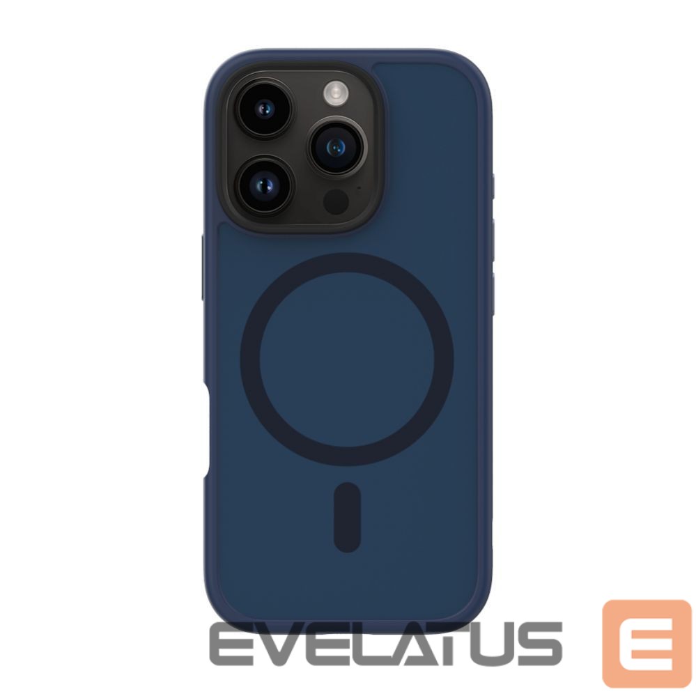 Back panel cover Evelatus Apple iPhone 16 Pro Hybird Case With Magsafe PC+TPU Dark Blue