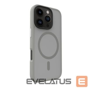 Back panel cover Evelatus Apple iPhone 16 Pro Hybird Case With Magsafe PC+TPU Silver
