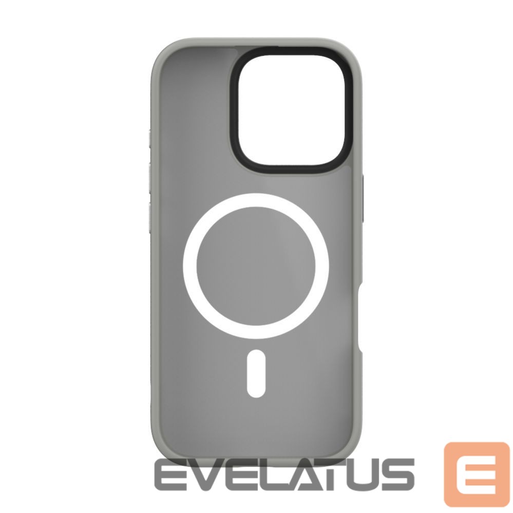 Back panel cover Evelatus Apple iPhone 16 Pro Max Hybird Case With Magsafe PC+TPU Silver