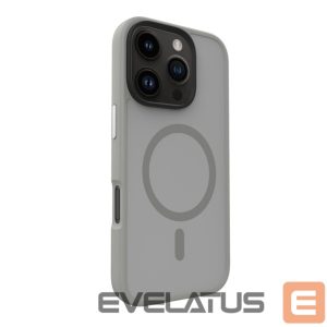 Back panel cover Evelatus Apple iPhone 16 Pro Max Hybird Case With Magsafe PC+TPU Silver