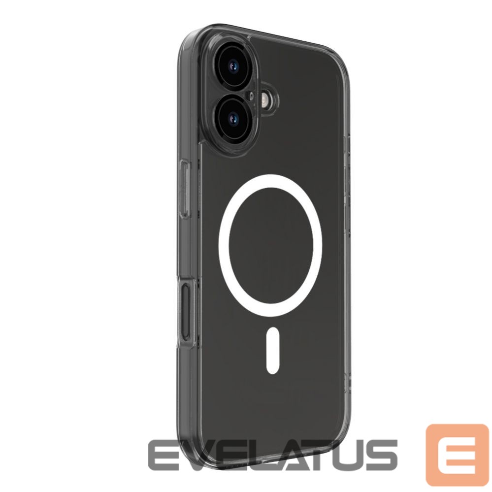 Back panel cover Evelatus Apple iPhone 16 Clear Case With MagSafe and Camera Protection Transparent