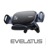 Auto holder Baseus  LightChaser BS-CM029 car holder with triple coil inductive charger Black