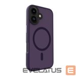 Back panel cover Evelatus Apple iPhone 16 Hybird Case With Magsafe PC+TPU Purple