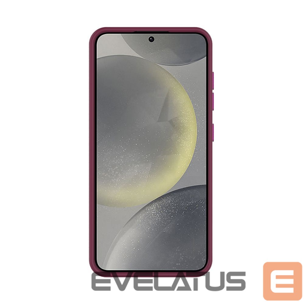 Back panel cover Evelatus Samsung Galaxy S24 Shield Case With Magsafe matte Red