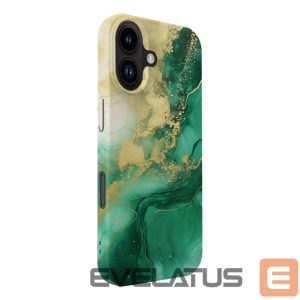 Back panel cover Evelatus Apple iPhone 16 Slim Shell with Magsafe customized print design Green