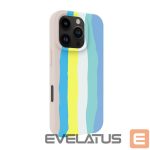 Back panel cover Evelatus Apple iPhone 16 Pro Max Multi-Colored Silicone Case With MagSafe Beige Cream