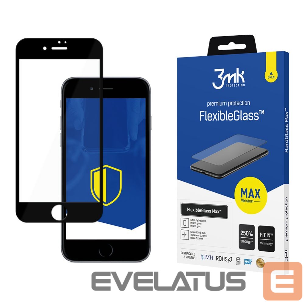 Protective glass 3MK Apple iPhone 7/8/SE2020/SE2022 FlexibleGlass Max
