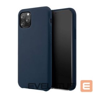 Back panel cover iLike Samsung S21 FE Silicone Lite Case Navy Blue